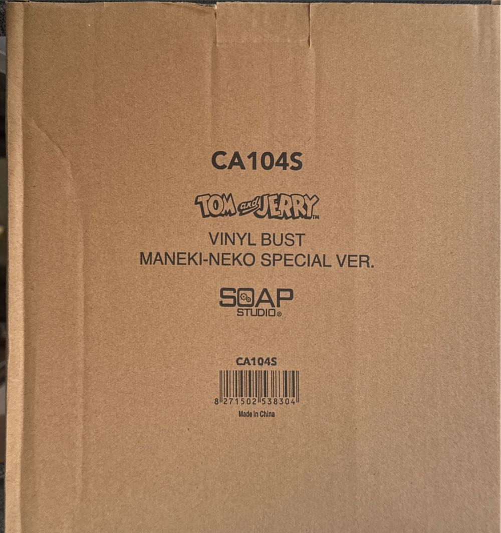 Soap Studio Tom And Jerry Vinyl Bust Maneki-Neko Special Version  vinyl figure collectible [Barcode 8271502538304] - Main Image 2