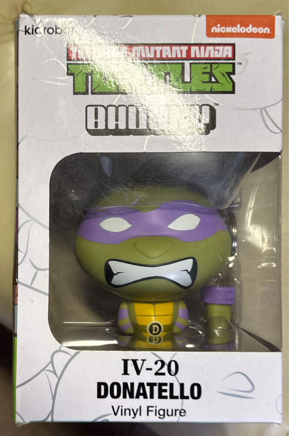 Kidrobot X Nickelodeon Tmnt Donatello 4 Inch Bhunny Vinyl Figure Iv-20  vinyl figure collectible [Barcode 883975161323] - Main Image 2