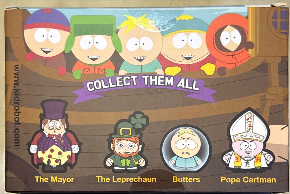 Kidrobot X South Park Imaginationland Butters & Pope Cartman 3” 2 Pack  vinyl figure collectible [Barcode 883975172237] - Main Image 3