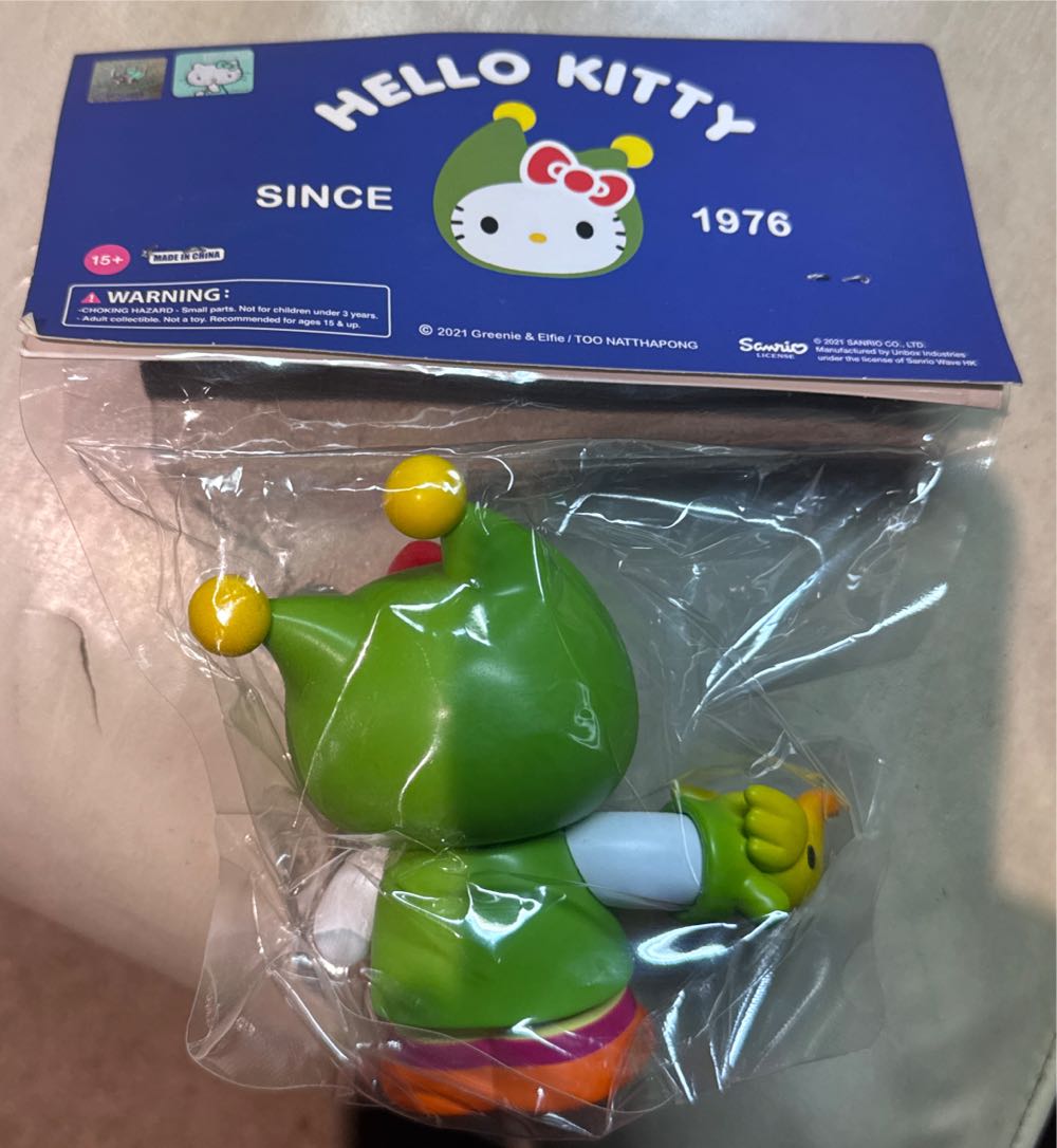 Unbox Industries X Hello Kitty X Greenie & Elfie Im Looking Forward To Meeting You  vinyl figure collectible - Main Image 2