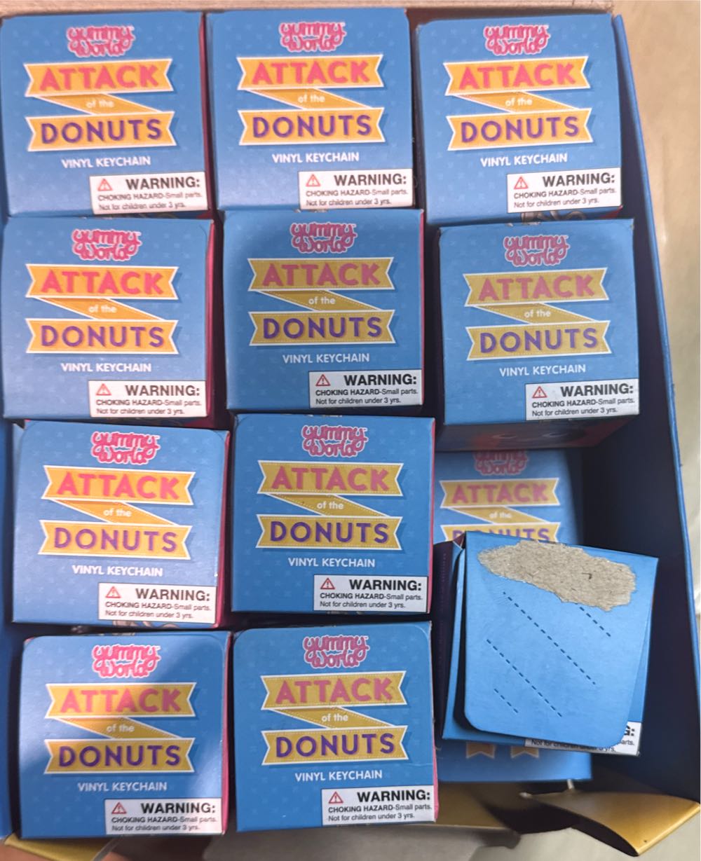 Kidrobot Yummy World Vinyl Keychain Attack Of The Donuts 3 Inch  vinyl figure collectible [Barcode 883975152901] - Main Image 3