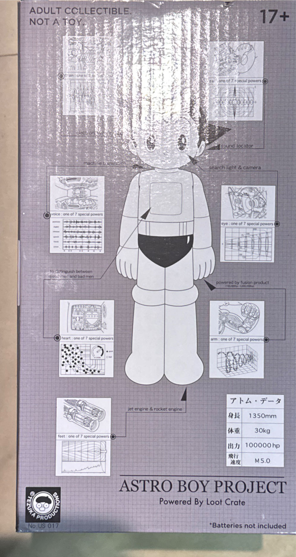 Loot Crate X Astro Boy Project Astro Boy Light-up Figure  vinyl figure collectible - Main Image 2