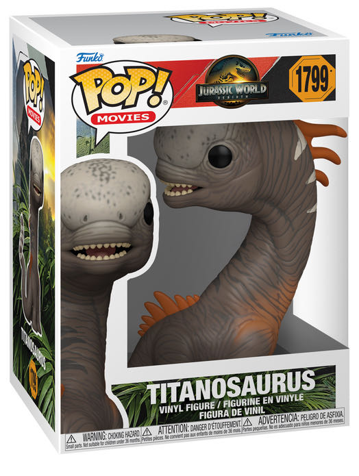 Funko Pop! Movies Jurassic World Rebirth: Titanosaurus - Jurassic World vinyl figure collectible [Barcode 889698866606] - Main Image 2
