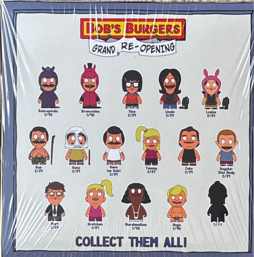 Kidrobot X Bob’s Burgers Grand Re-Opening Vinyl Mini Figures Sealed Case  vinyl figure collectible [Barcode 883975152840] - Main Image 2