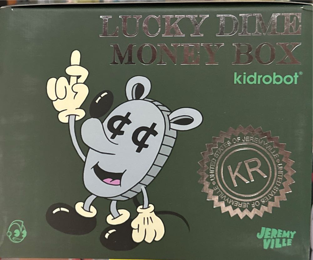 Kidrobot X Jeremyville Lucky Dime Money Box Art Figure  vinyl figure collectible [Barcode 883975142100] - Main Image 3