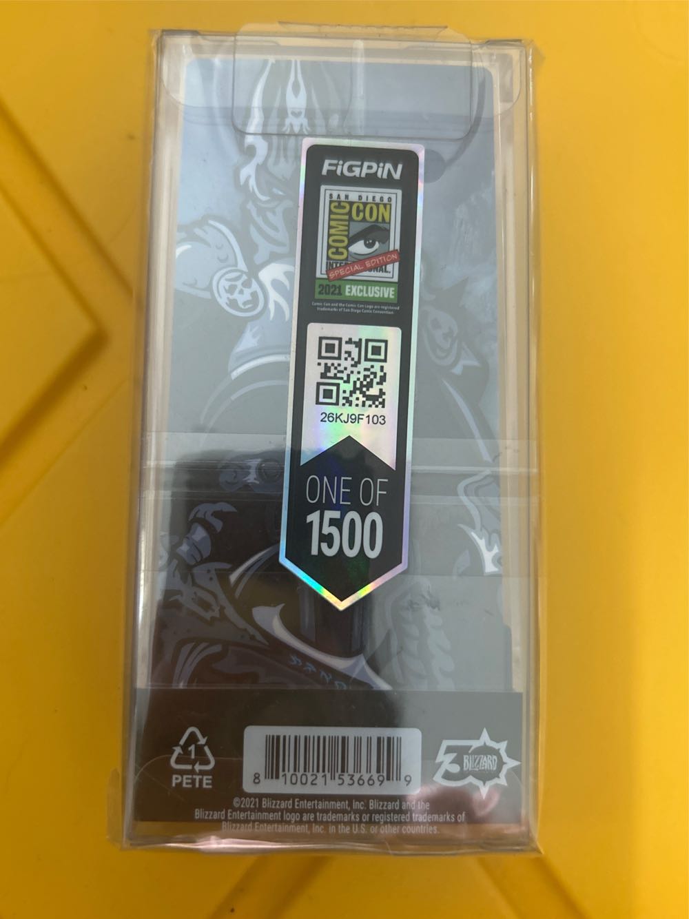 GIVE AWAY #82 Figpin: World Of Warcraft: Arthas (San Diego 2021 ComicCon) - World of Warcraft vinyl figure collectible [Barcode 810021536699] - Main Image 2