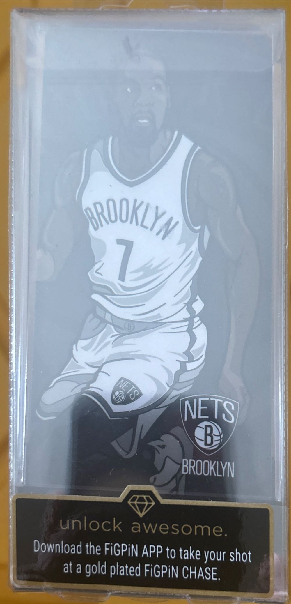 #52 Figpin: NBA: Brooklyn Nets: Kevin Durant - NBA vinyl figure collectible [Barcode 810090370019] - Main Image 2