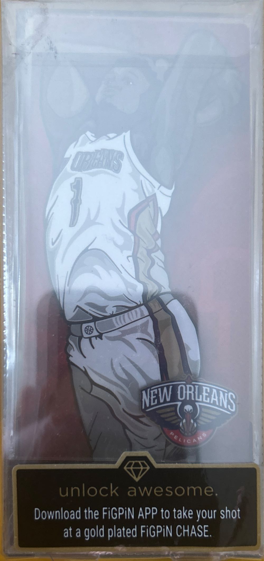 #55 Figpin: NBA: New Orleans Pelicans: Zion Williamson - NBA vinyl figure collectible [Barcode 810090370040] - Main Image 2