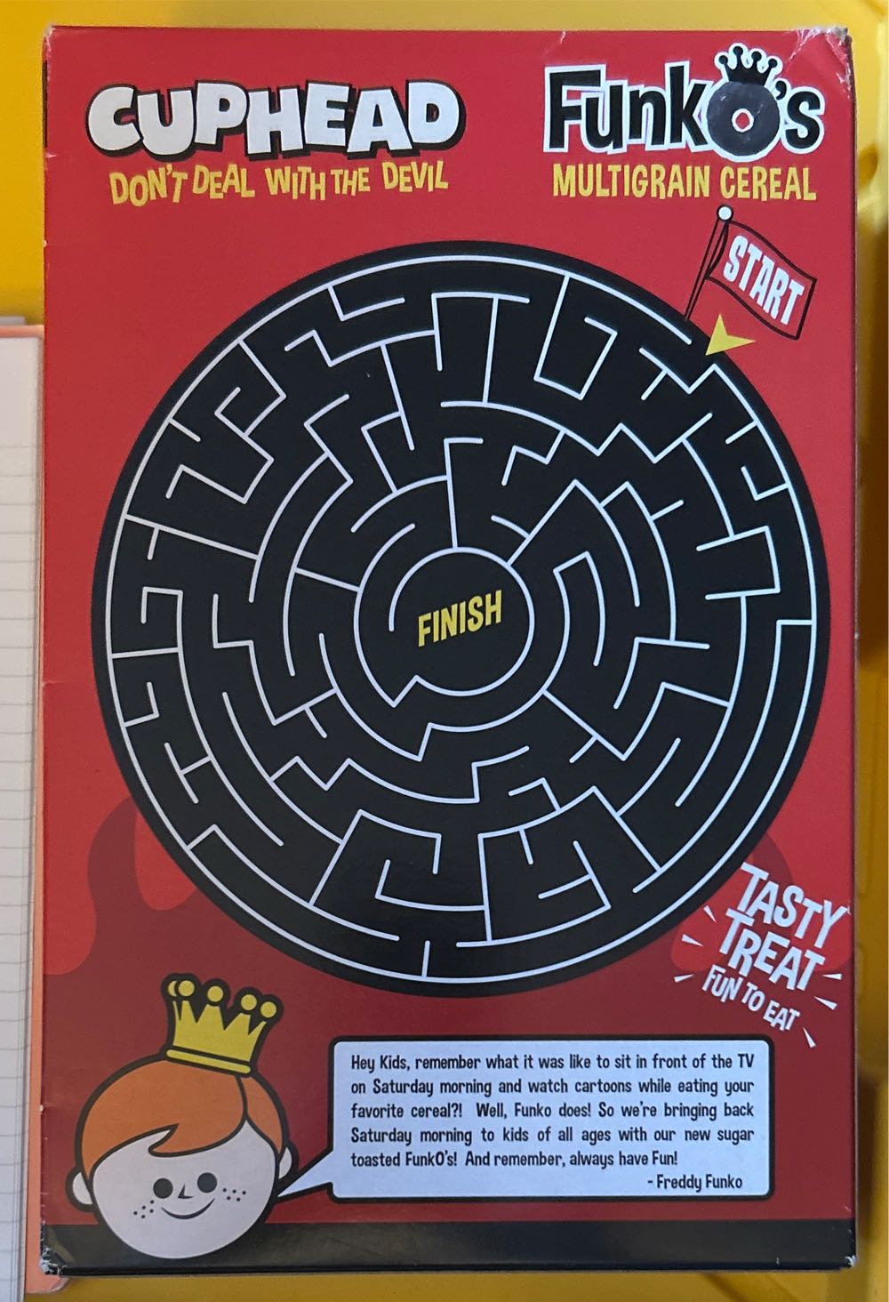 KARTER Funko’s Cereal: Cuphead The Devil (GameStop) - Funko vinyl figure collectible [Barcode 889698352048] - Main Image 3