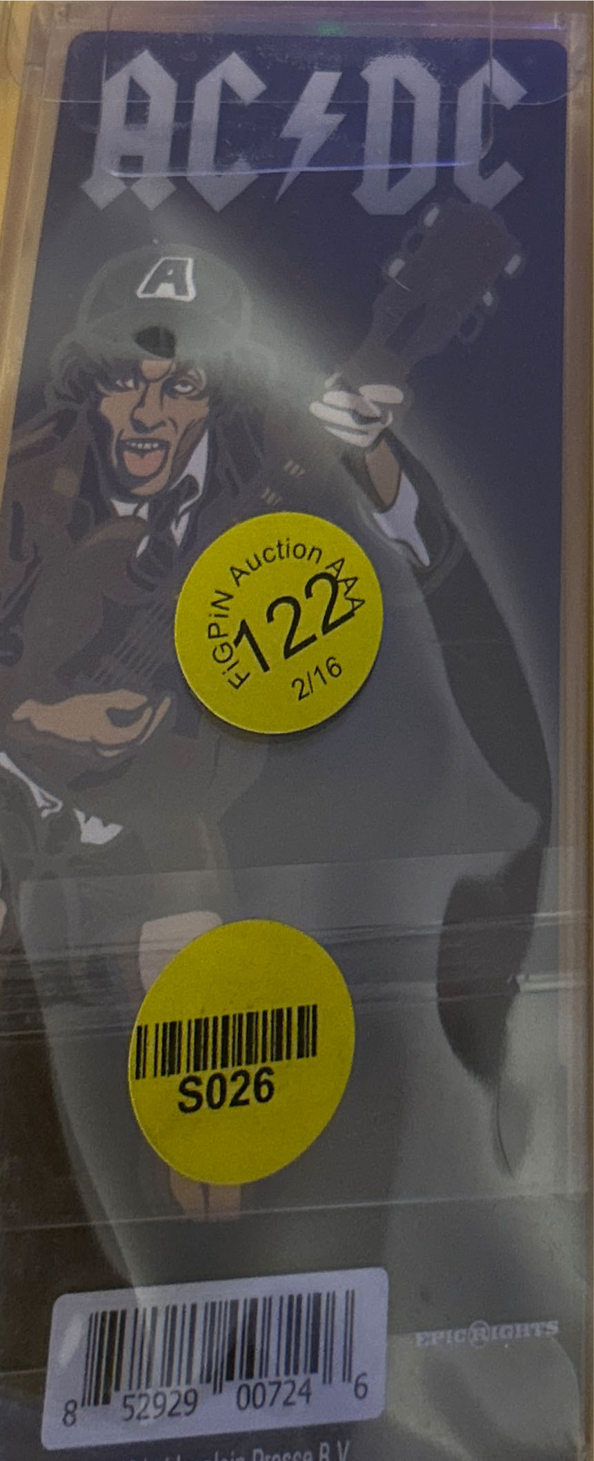 #17 Figpin: AC/DC: Angus Young - AC/DC vinyl figure collectible [Barcode 852929007246] - Main Image 2