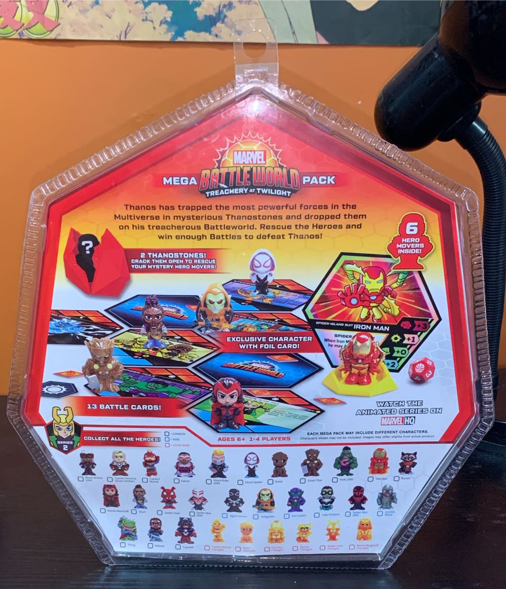 Marvel Battleworld: Series 2 Treachery At Twilight Mega Pack #SP5: Iron Man (Spider-Island Suit)  vinyl figure collectible [Barcode 889698564779] - Main Image 3