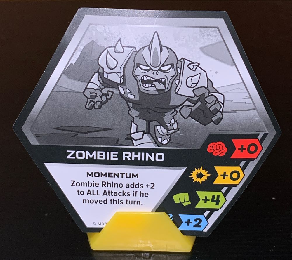 #24/30: Zombie Rhino  vinyl figure collectible - Main Image 3