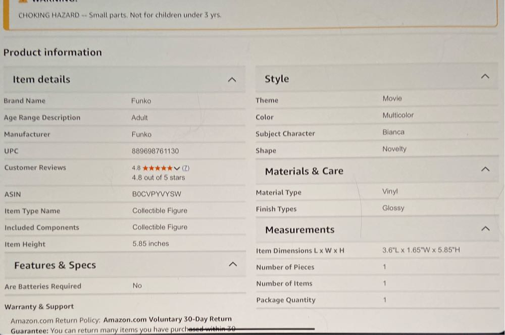 Bianca from The Rescuers  With Chase Styles May Vary  vinyl figure collectible [Barcode 889698761130] - Main Image 4