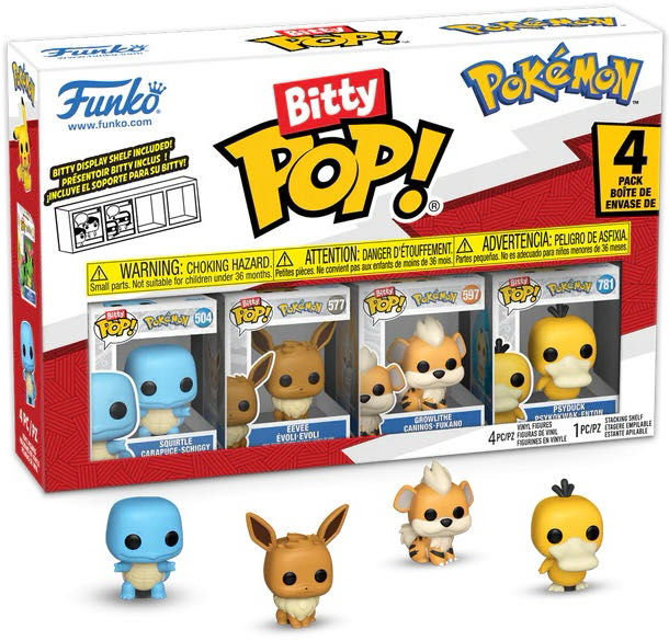 Pokémon Bitty Pops - Pokémon vinyl figure collectible [Barcode 889698811354] - Main Image 3