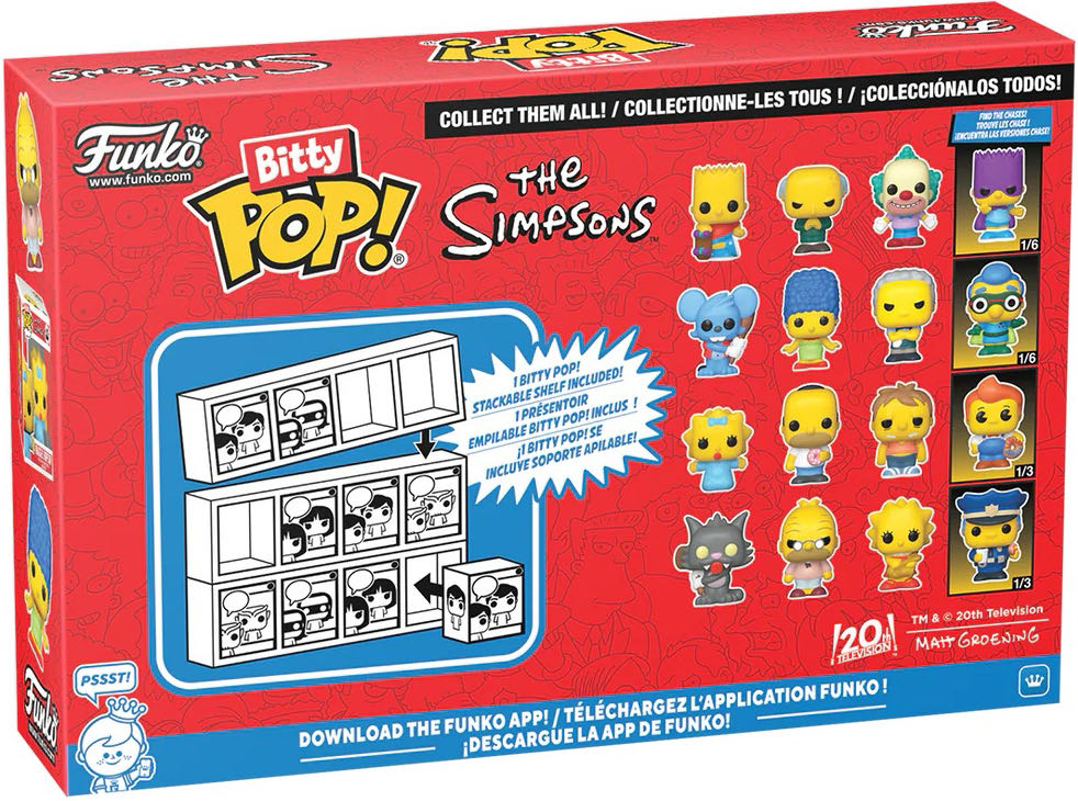 Itchy, Marge Simpson, Moe Szyslak, Chief Wiggum - The Simpsons vinyl figure collectible [Barcode 889698857086] - Main Image 2