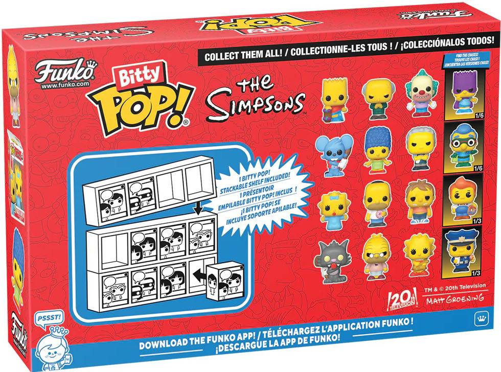 Bart Simpson, Mr. Burns, Krusty The Clown, Lard Lad - The Simpsons vinyl figure collectible [Barcode 889698857079] - Main Image 2