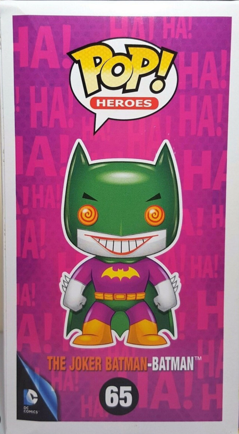 Funko Pop! Vinyl: Dc Universe Batman As The Loot Crate Exclusive No Box Joker #65 Super Heroes As Joker Lootcrate Crate... Exclusive 65 Exclusive Lootcrate Loose - DC Comics vinyl figure collectible [Barcode 0849803052300] - Main Image 2