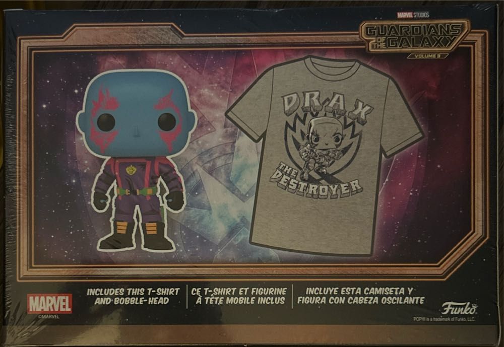 Tees: Drax The Destroyer - Marvel Universe vinyl figure collectible [Barcode 889698714211] - Main Image 3