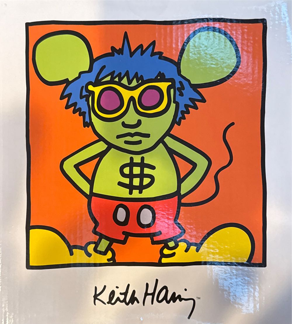 Medicom X Keith Haring Andy Mouse Vcd Andy Mouse Vinyl Collectible Doll  vinyl figure collectible [Barcode 4530956214047] - Main Image 2