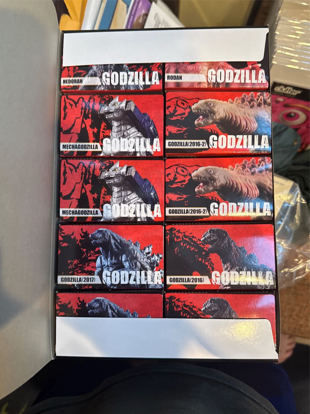 Bandai Godzilla 65 1954-2019 Assortment Mini Figures Case  vinyl figure collectible [Barcode 00045557979300] - Main Image 3