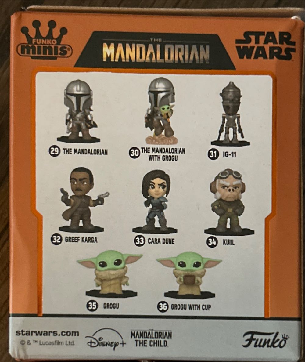 #36 Funko Minis: Star Wars: The Mandalorian: Grogu With Cup - Star Wars: The Mandalorian vinyl figure collectible [Barcode 889698570640] - Main Image 3