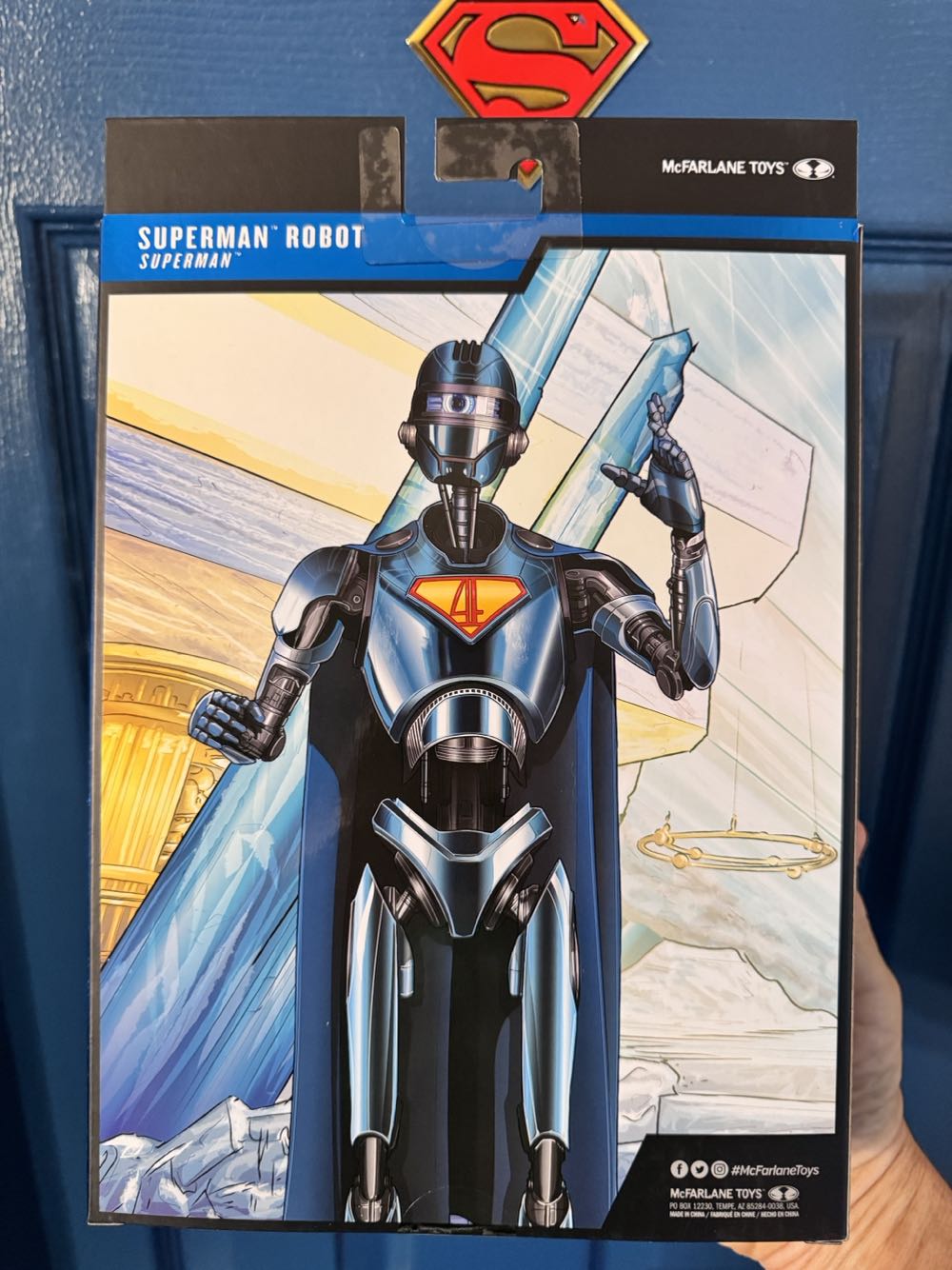 Multiverse Superman Dc Multiverse Deluxe Action Deluxe Theatrical Robot #4 Movie Mcfarlane 7 Inch  vinyl figure collectible [Barcode 787926175721] - Main Image 2