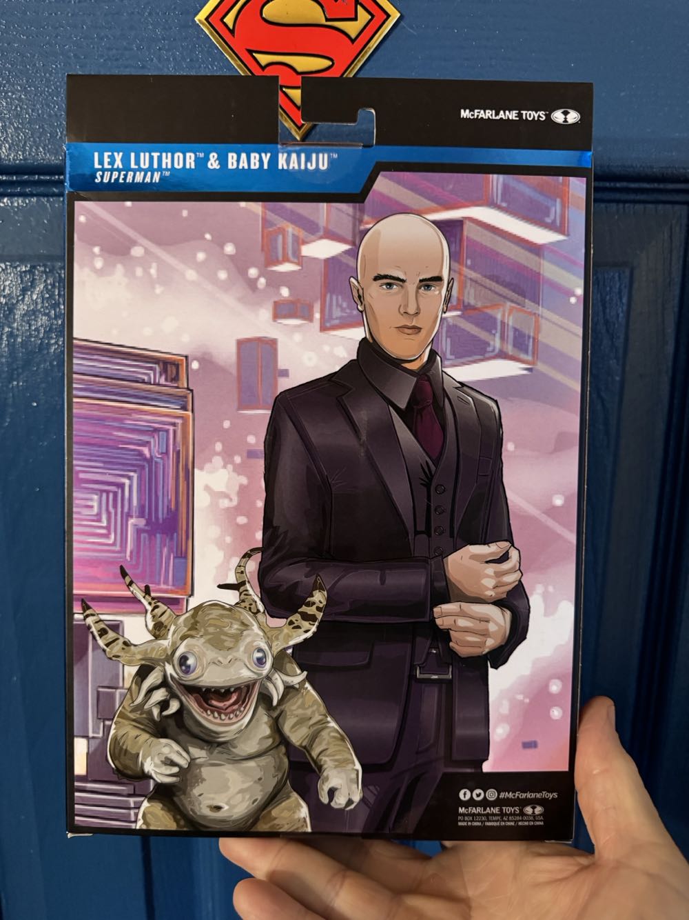 Mcfarlane Toys Dc Multiverse Lex Luthor And Baby Kaiju Superman Movie 7in Action Figure Deluxe Theatrical Edition - DC: Superheroes vinyl figure collectible [Barcode 787926174533] - Main Image 3