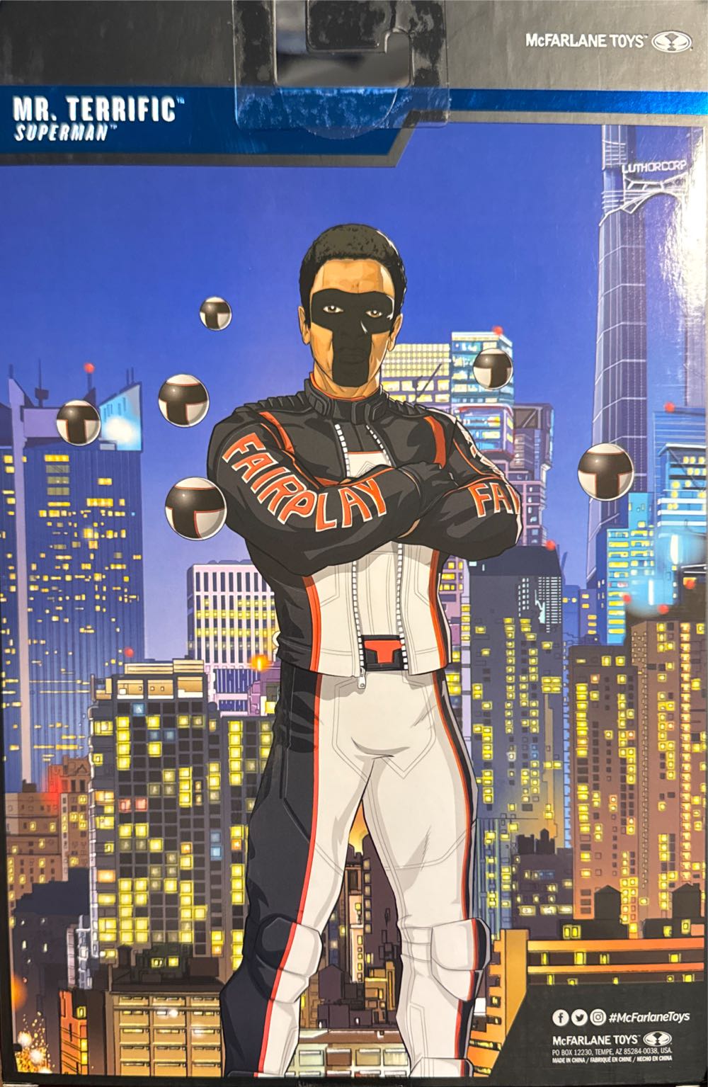 Multiverse Terrific Chase Platinum Mcfarlane Superman Mcfarlane Dc Multiverse Mr Terrific Superman Dc Gold Label Deluxe Movie Theatrical Red Edition Mr. New 7”figure Excl Stock Cyborg Action & Bizzaro Ed 7” Red Edition Revenge Of Green Lanterns - DC Universe vinyl figure collectible [Barcode 787926174519] - Main Image 2