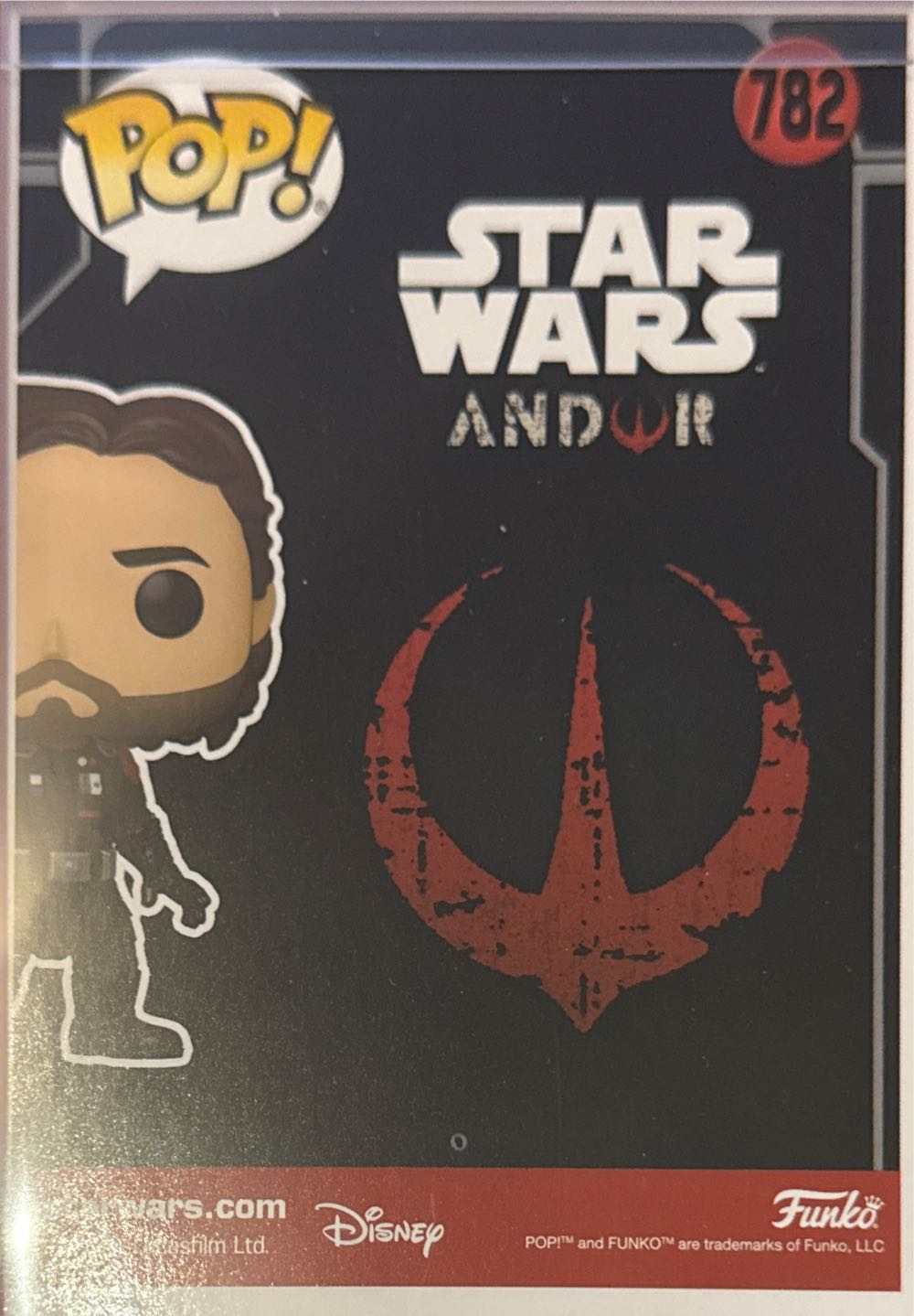 Cassian Andor Sienar Test Pilot  vinyl figure collectible [Barcode 889698801645] - Main Image 4