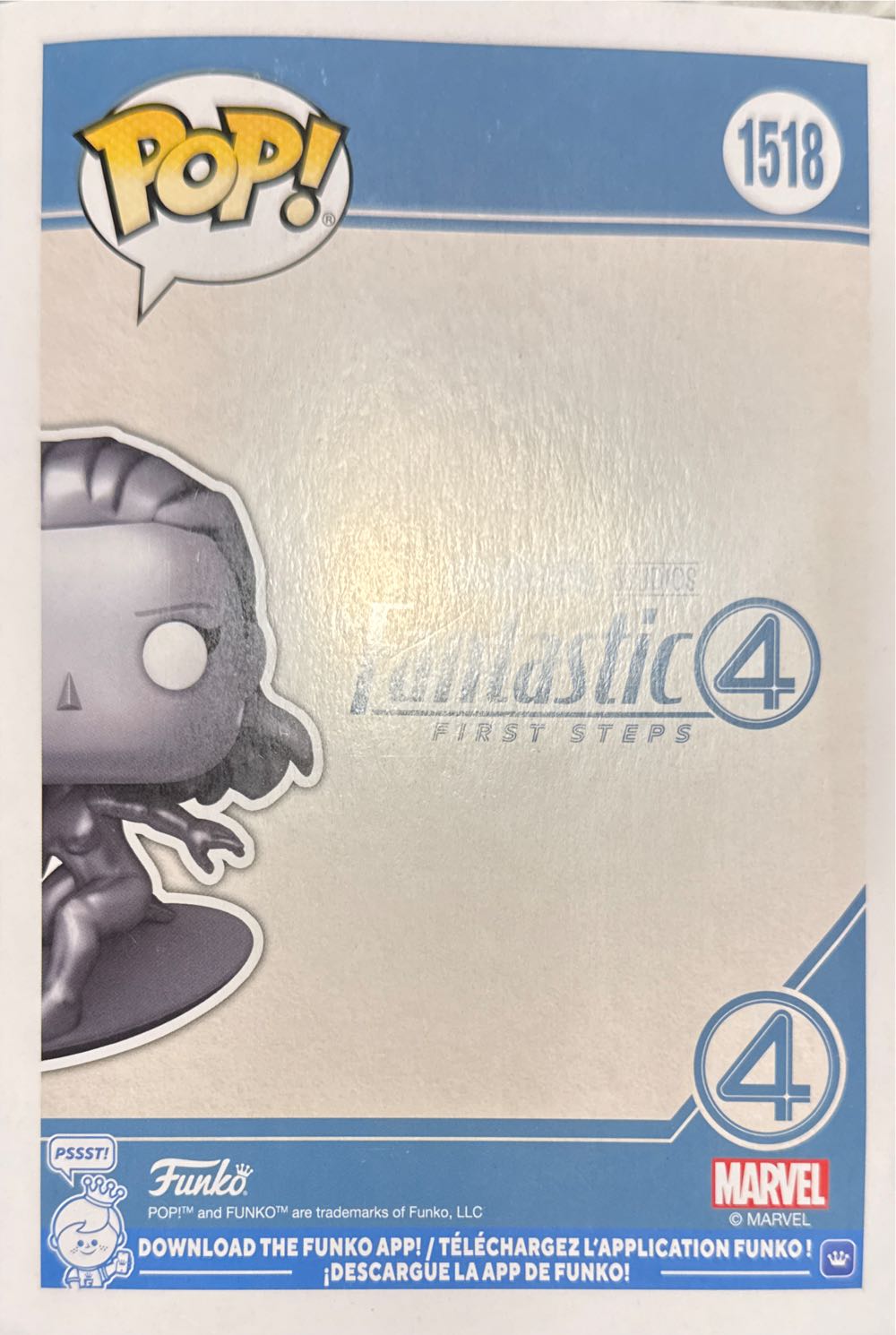 Silver Surfer - Fantastic Four vinyl figure collectible [Barcode 889698835879] - Main Image 2