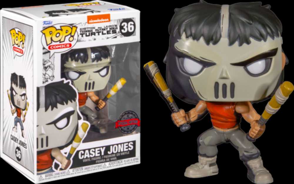 Casey Jones B-W - Teenage Mutant Ninja Turtles vinyl figure collectible [Barcode 889698606509] - Main Image 3