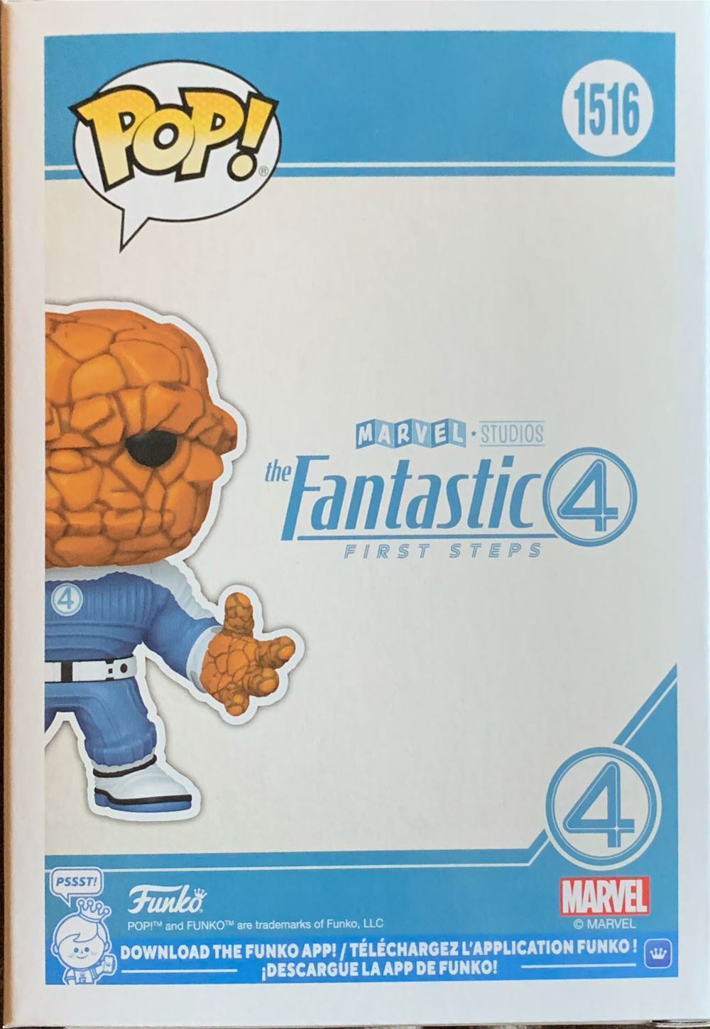 The Thing - Fantastic Four vinyl figure collectible [Barcode 889698835855] - Main Image 2