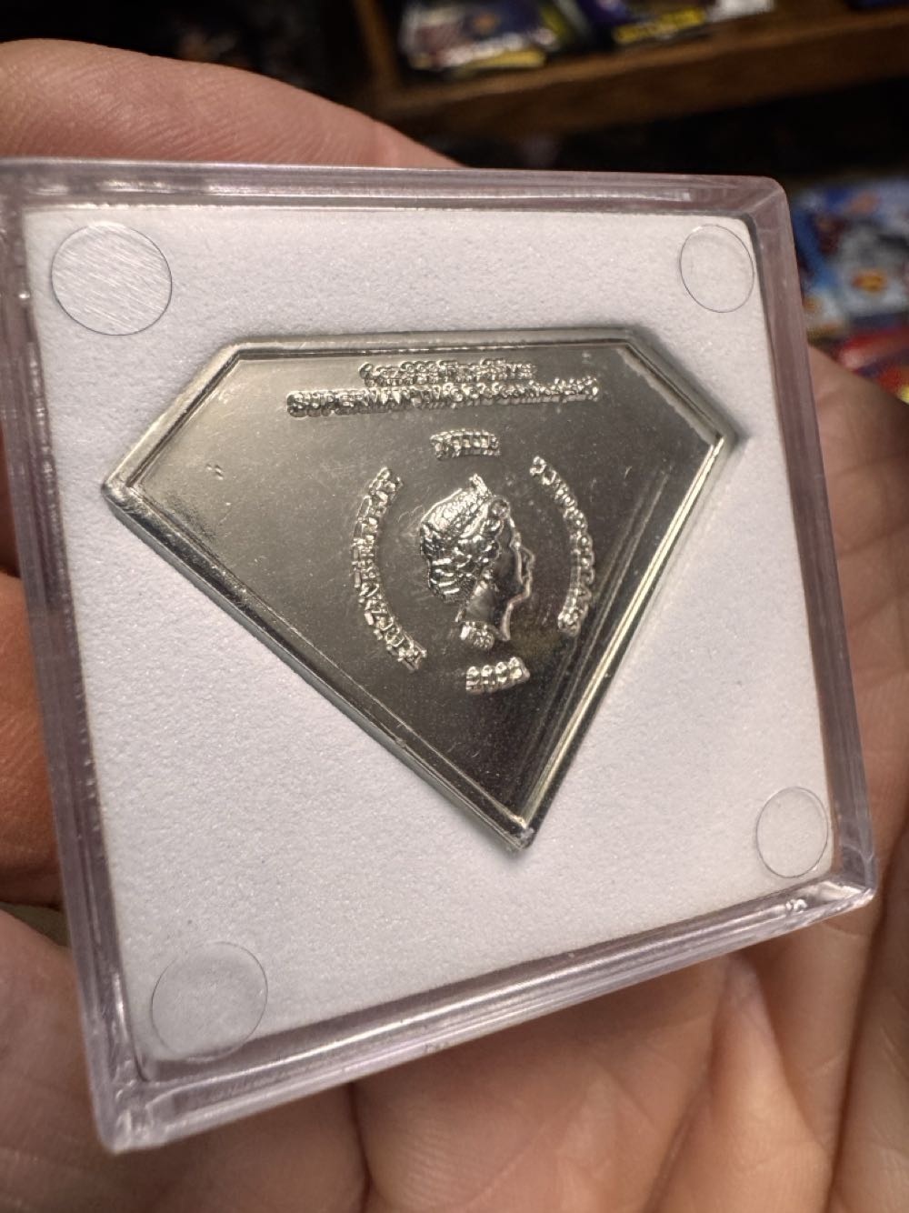 Superman Shield Silver Ingots  vinyl figure collectible - Main Image 2