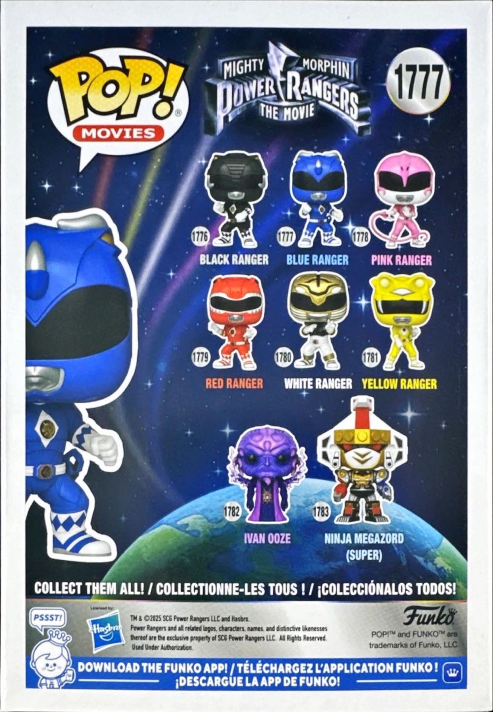 Blue Ranger - Mighty Morphin Power Rangers vinyl figure collectible [Barcode 889698811941] - Main Image 2
