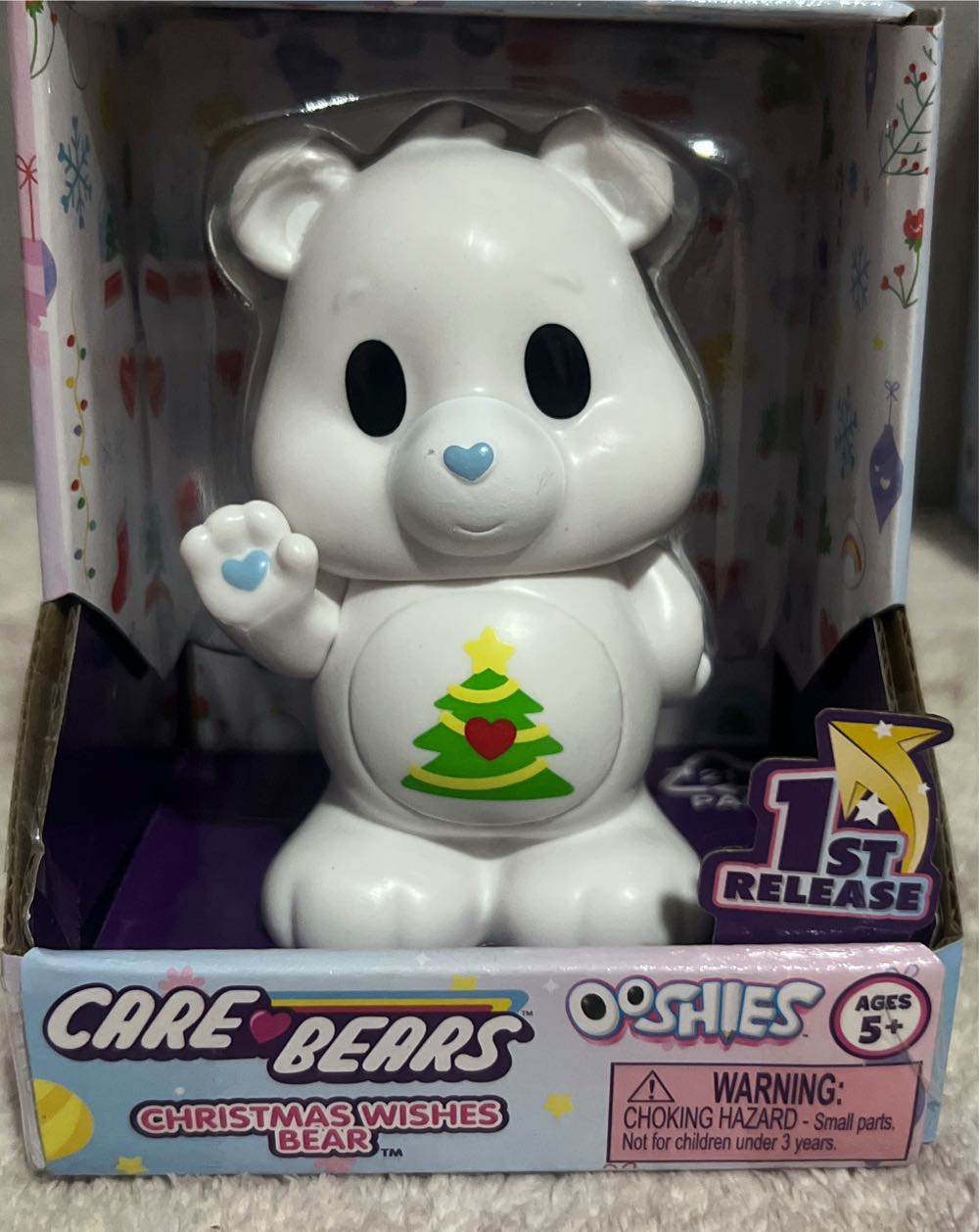 Ooshies Large - Christmas Wishes Bear  vinyl figure collectible [Barcode 840150279754] - Main Image 3