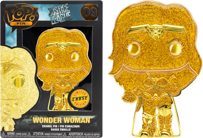 Pop Pin:  09 Wonder Woman - DC Comics vinyl figure collectible [Barcode 671803363670] - Main Image 2