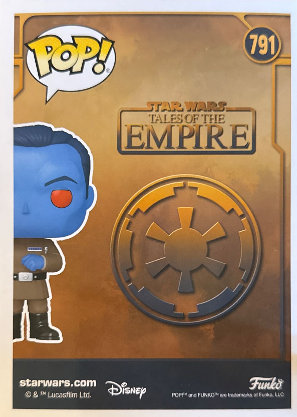 Star Wars: Admiral Thrawn - Star Wars vinyl figure collectible [Barcode 889698865913] - Main Image 3