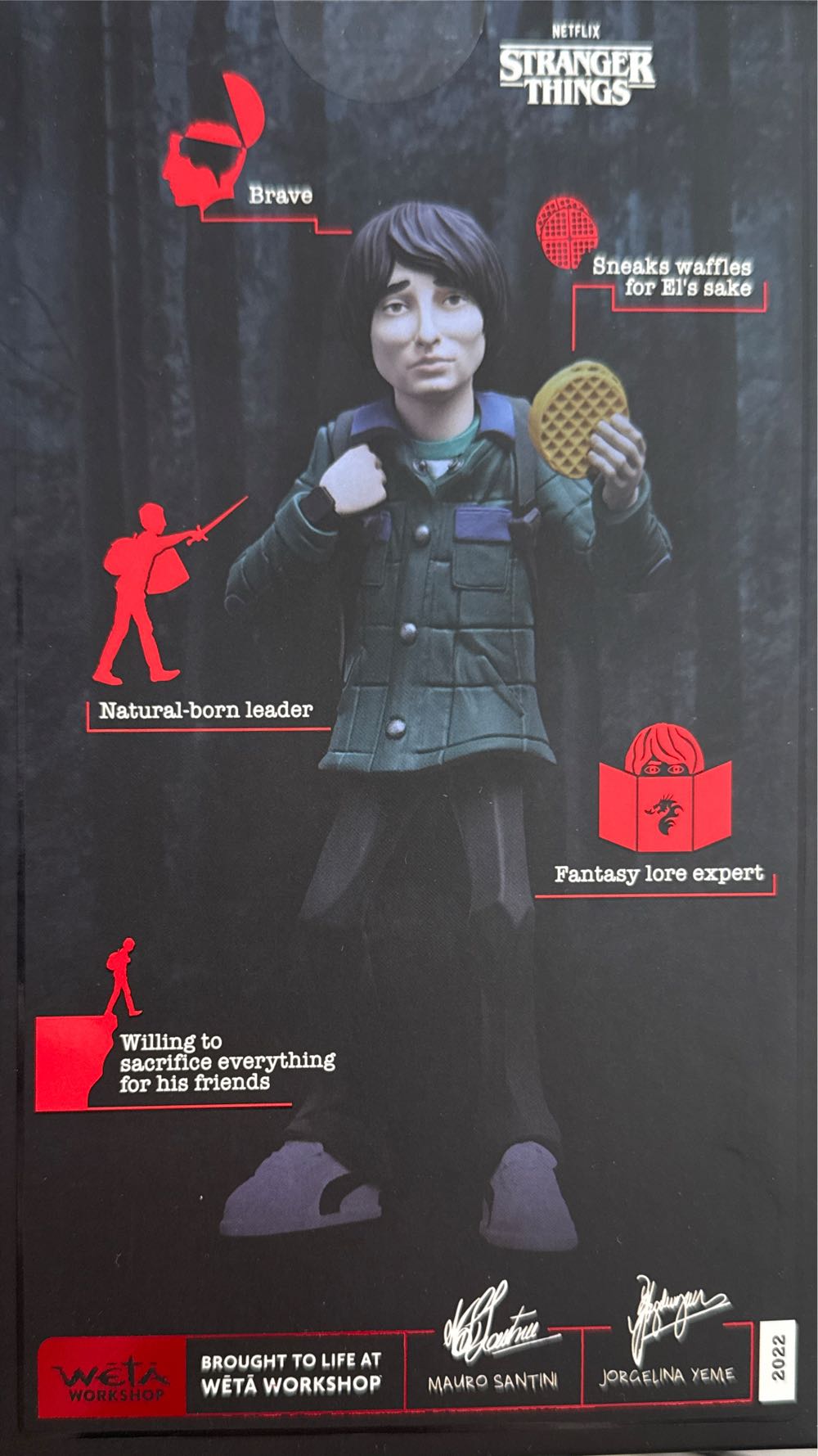 Mike The Resourceful Limited Edition Weta Workshop Mini Epics Stranger Things Season 1 Mike The Resourceful Limited Edition  vinyl figure collectible [Barcode 9420024703458] - Main Image 3