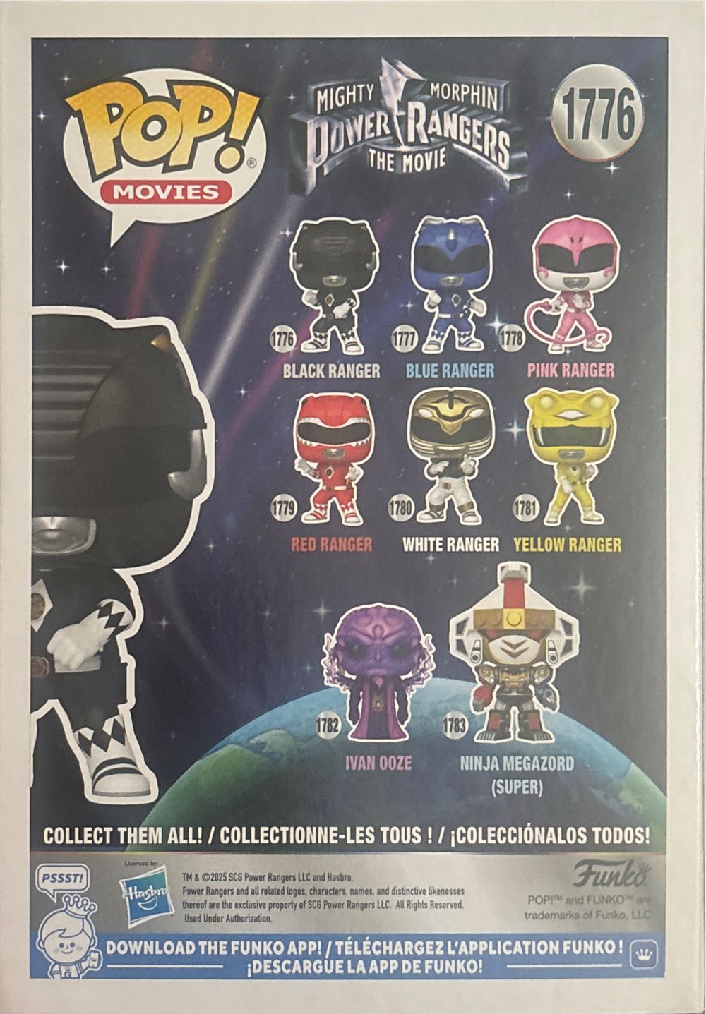 Black Ranger - Mighty Morphin Power Rangers vinyl figure collectible [Barcode 889698811934] - Main Image 3