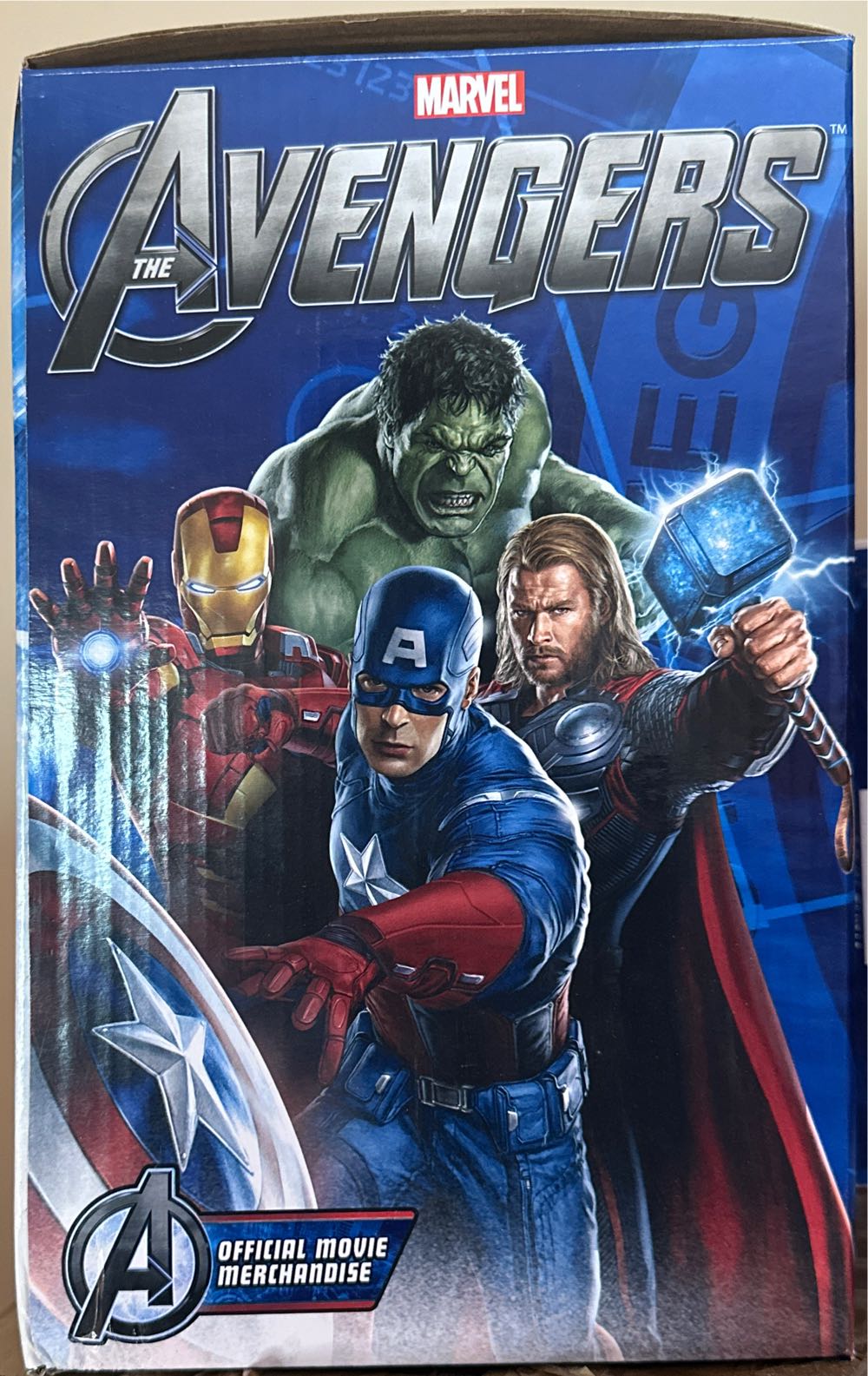 Avengers The Movie Captain America Head Knocker Neca  vinyl figure collectible [Barcode 634482612309] - Main Image 2