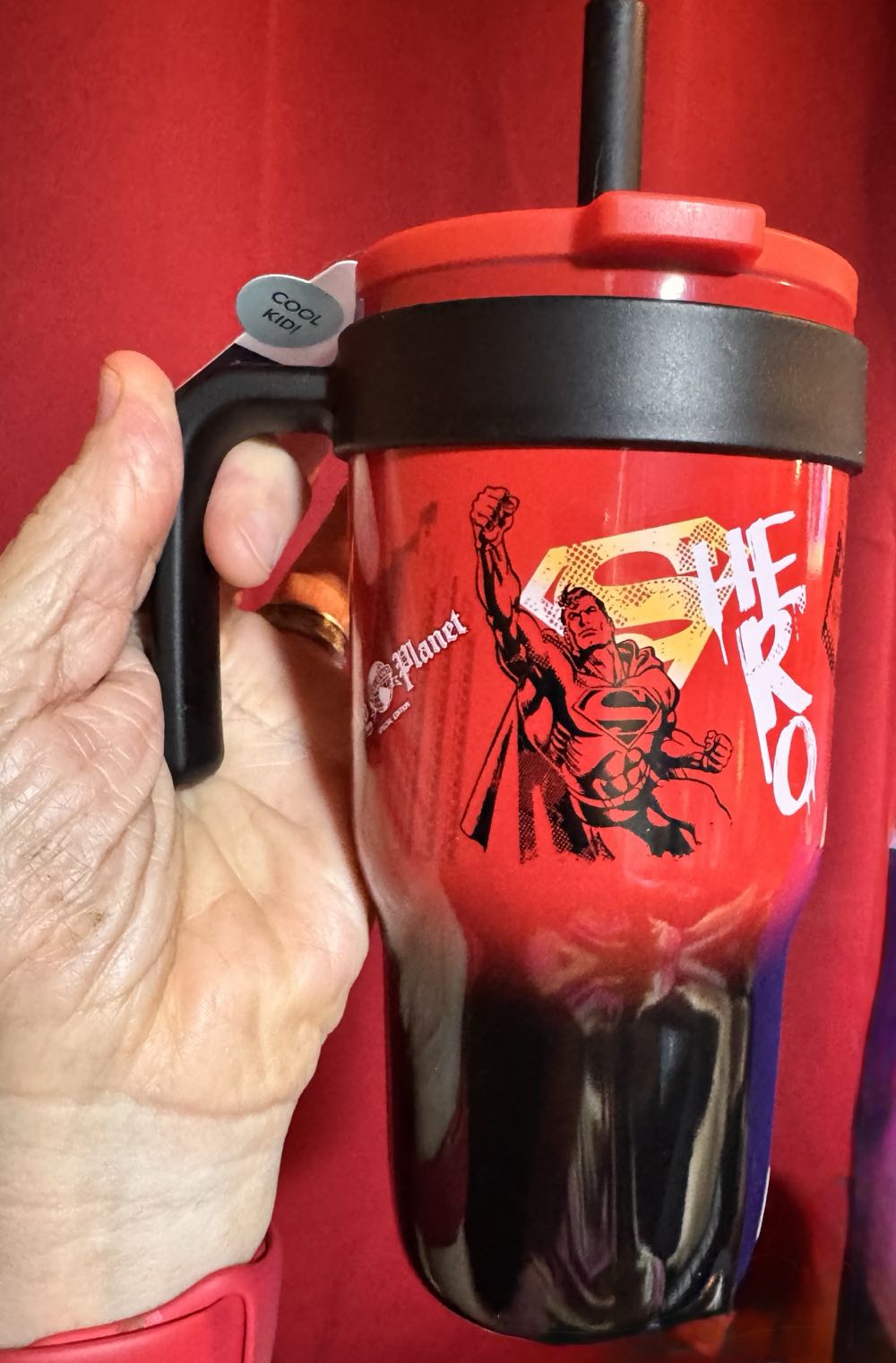 Superman Cold Drink To Go Cup By ZAK  vinyl figure collectible - Main Image 2