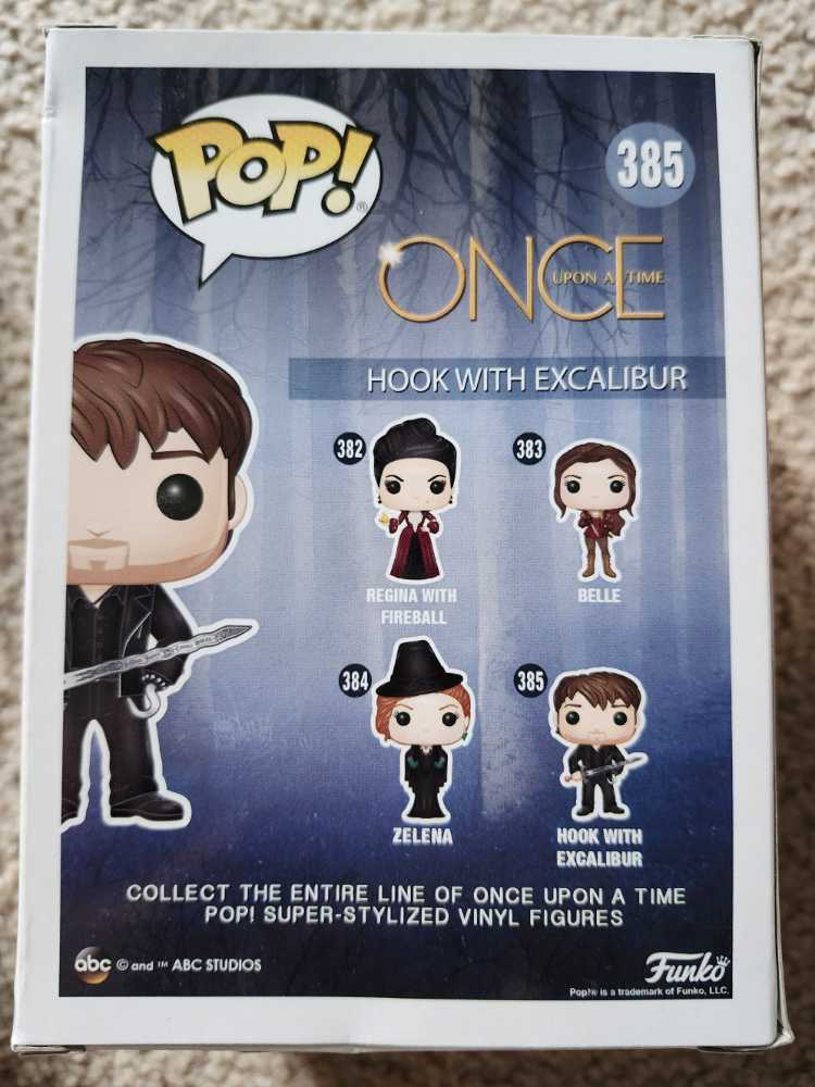 Funko Pops ONCE Hook with Excalibur 385  vinyl figure collectible - Main Image 2