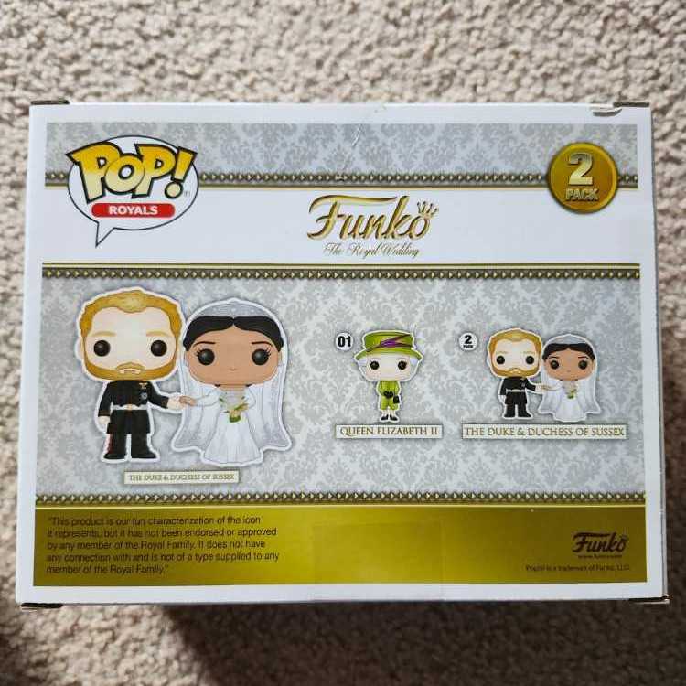 Funko Pops The Duke & Duchess Of Sussex  vinyl figure collectible - Main Image 2