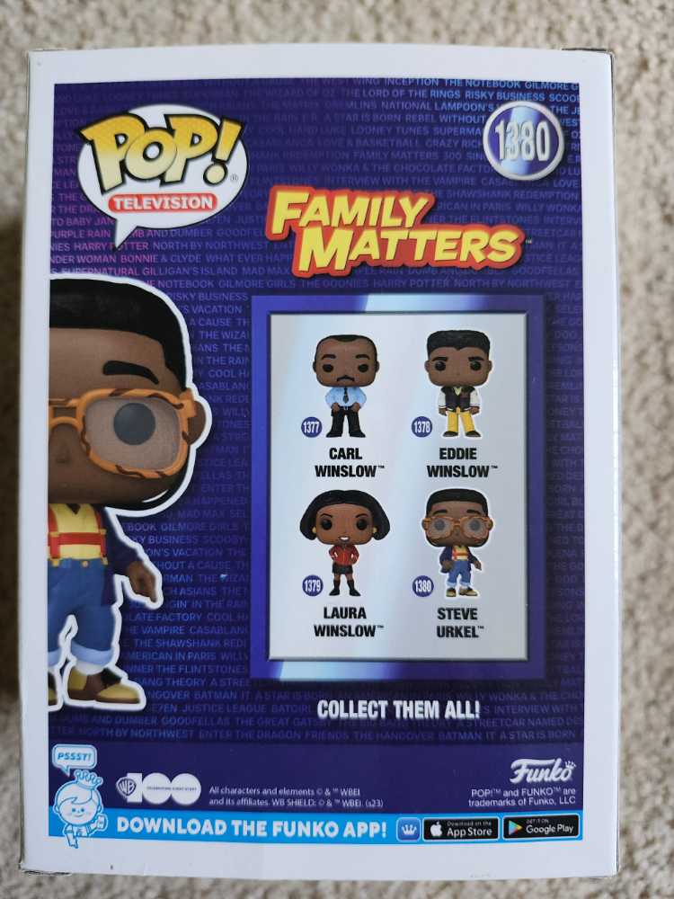 Family Matters Steve Urkel 1380  vinyl figure collectible - Main Image 2