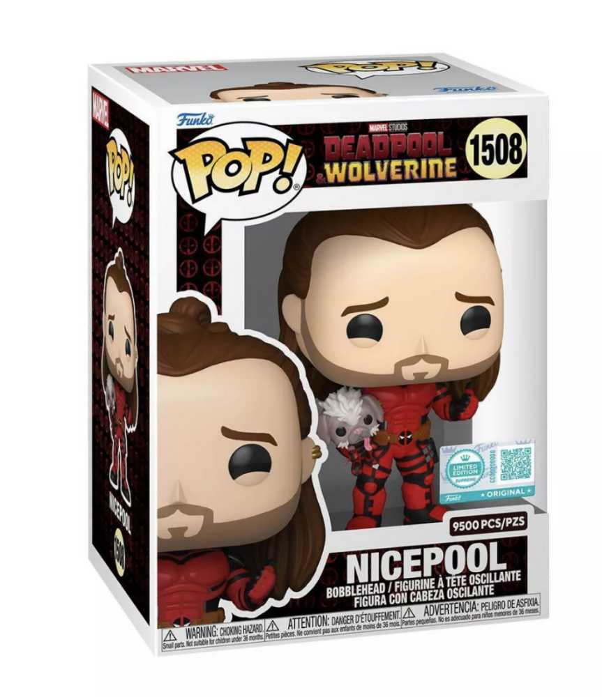 Deadpool & Wolverine: Nicepool (9500pcs) - Deadpool vinyl figure collectible [Barcode 889698880930] - Main Image 2