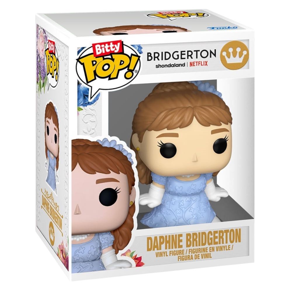 Bitty Pop! Netflix Bridgerton Series 3 Daphne Bridgerton / Simon Basset / Penelope Featherington / Queen Charlotte  vinyl figure collectible [Barcode 889698861274] - Main Image 4