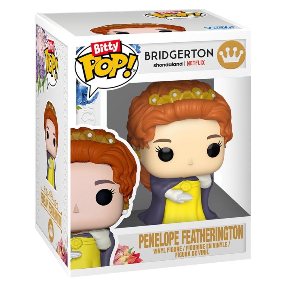 Bitty Pop! Netflix Bridgerton Series 3 Daphne Bridgerton / Simon Basset / Penelope Featherington / Queen Charlotte  vinyl figure collectible [Barcode 889698861274] - Main Image 6