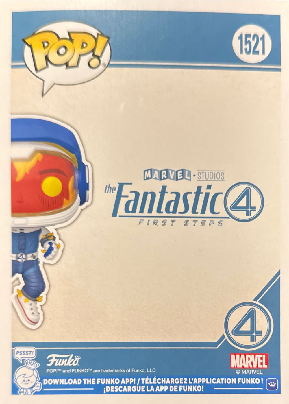 Human Torch - Fantastic Four vinyl figure collectible [Barcode 889698853583] - Main Image 3