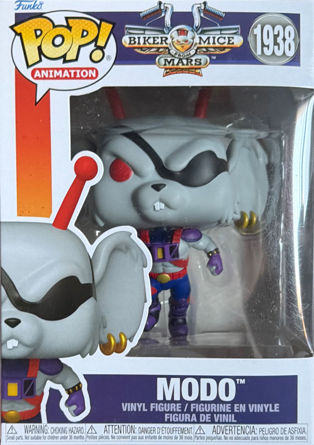Biker Mice From Mars -1938- Modo  vinyl figure collectible [Barcode 889698839976] - Main Image 4