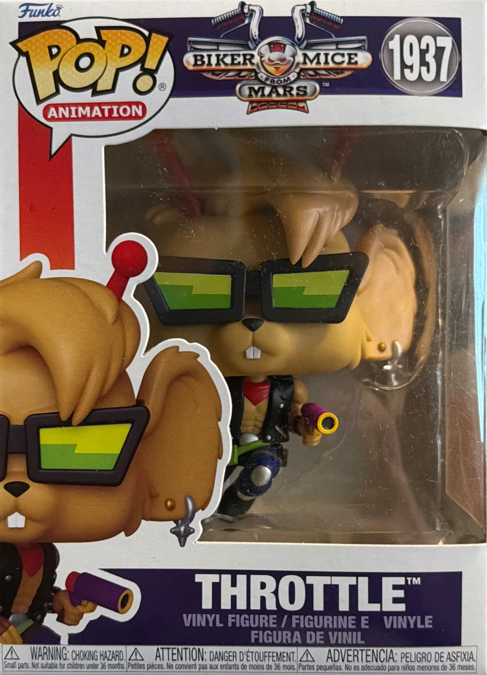 Biker Mice From Mars -1937- Throttle  vinyl figure collectible [Barcode 889698839983] - Main Image 4
